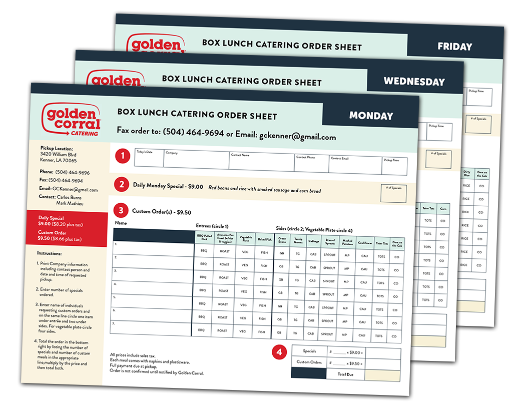kitchen ordering sheet | pdf Images High Quality Grahic Something a little different: online catering order forms | LeGa Design ...