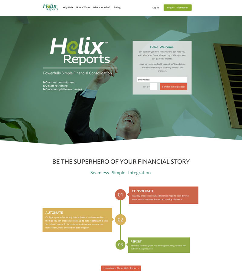 Helix Reports - featured small business financial screenshot featured