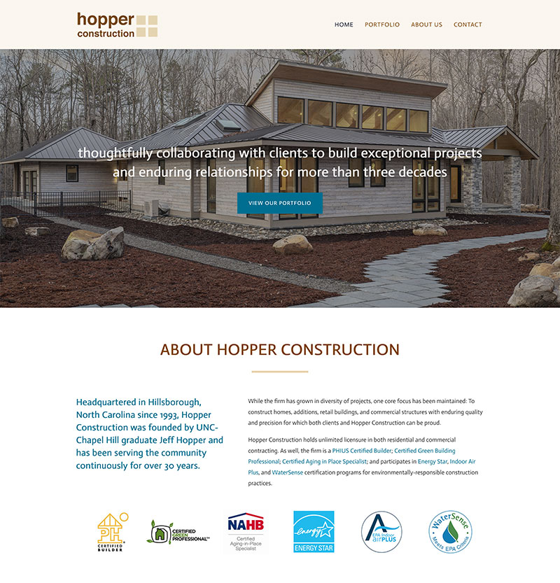 Hopper-Construction small business financial screenshot featured